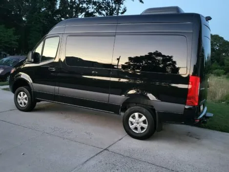 Mercedes Benz Sprinter Van Side